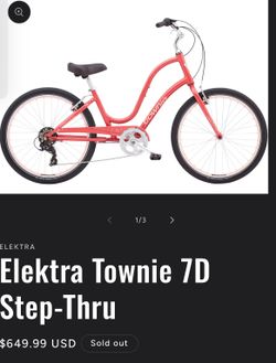 Women Beach Bruiser Electra Bike Pink