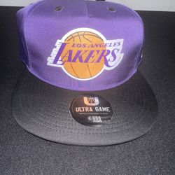 BRAND NEW NBA Los Angeles Lakers Ultra Game SnapBack Cap Hat Purple Size OSFA