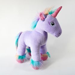 Build A Bear Fairy Friend Purple Unicorn Plush 17" Doll Toy Stuffed Animal Horse