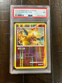 PSA 7 Charizard Platinum Arceus Reverse Holo Rare 1/99 ENG 2009 Pokemon