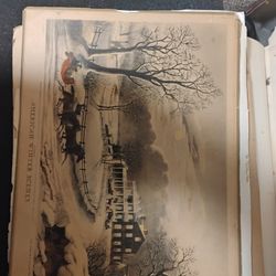 American winter scene