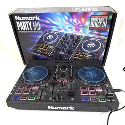 Numark Party Mix Live DJ Controller With Built In Party Lights