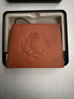 Leather Wallet - Chicago Blackhawks