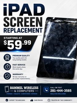 New iPad screen