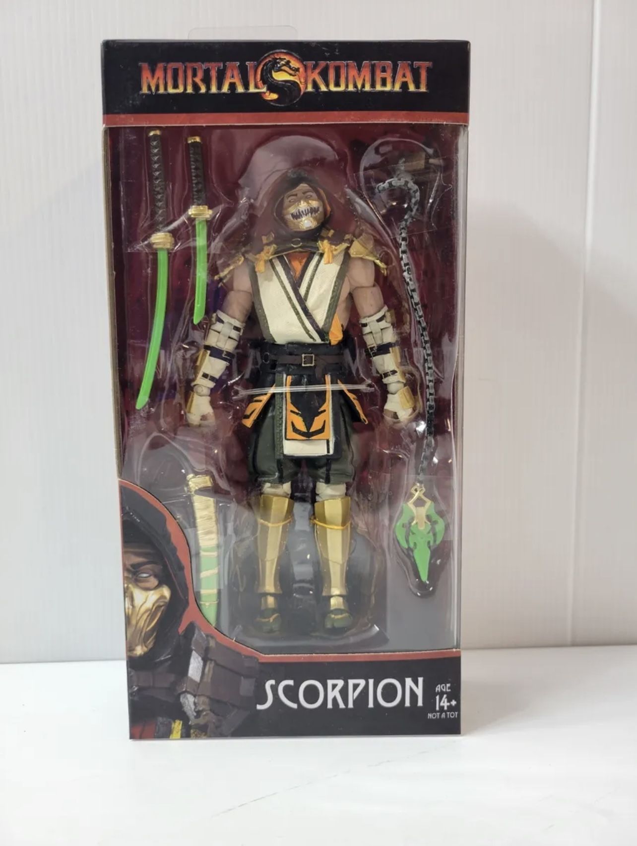 McFarlane Toys Rare Mortal Kombat 11 Scorpion 7" Action Figure GameStop Variant Brand New Sealed