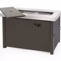 Barton 50,000 BTU Outdoor Propane Fire Pit Table Heater Propane Powered Firepit 