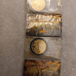 4 GOLDEN AMERICAN BUFFALO