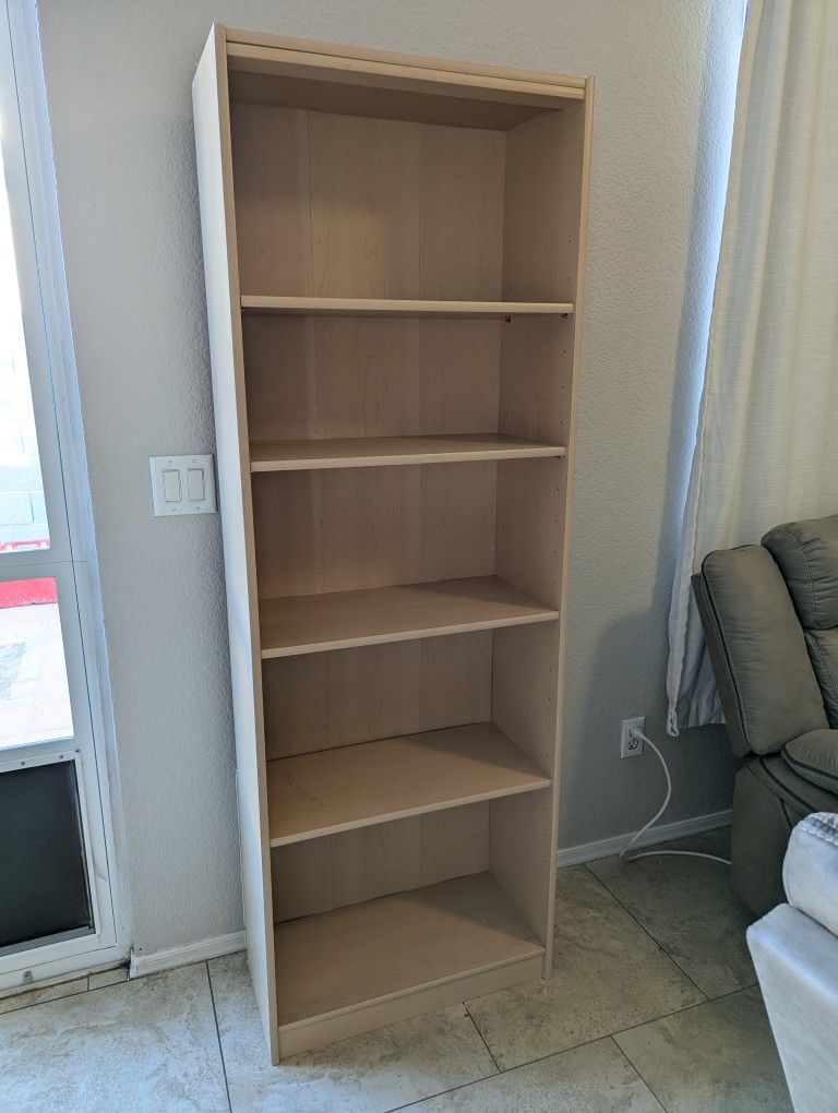 Beige Bookshelf