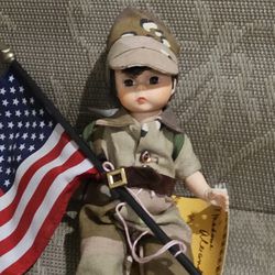Madame Alexander Welcome Home Desert Storm Military 8" Brunette Doll #913