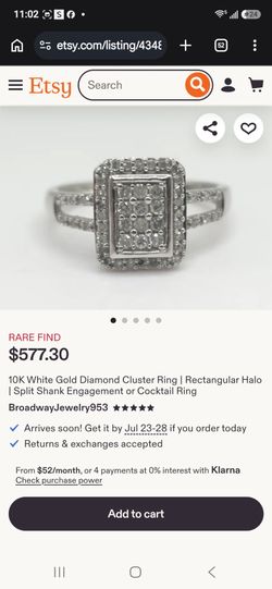 10k white gold