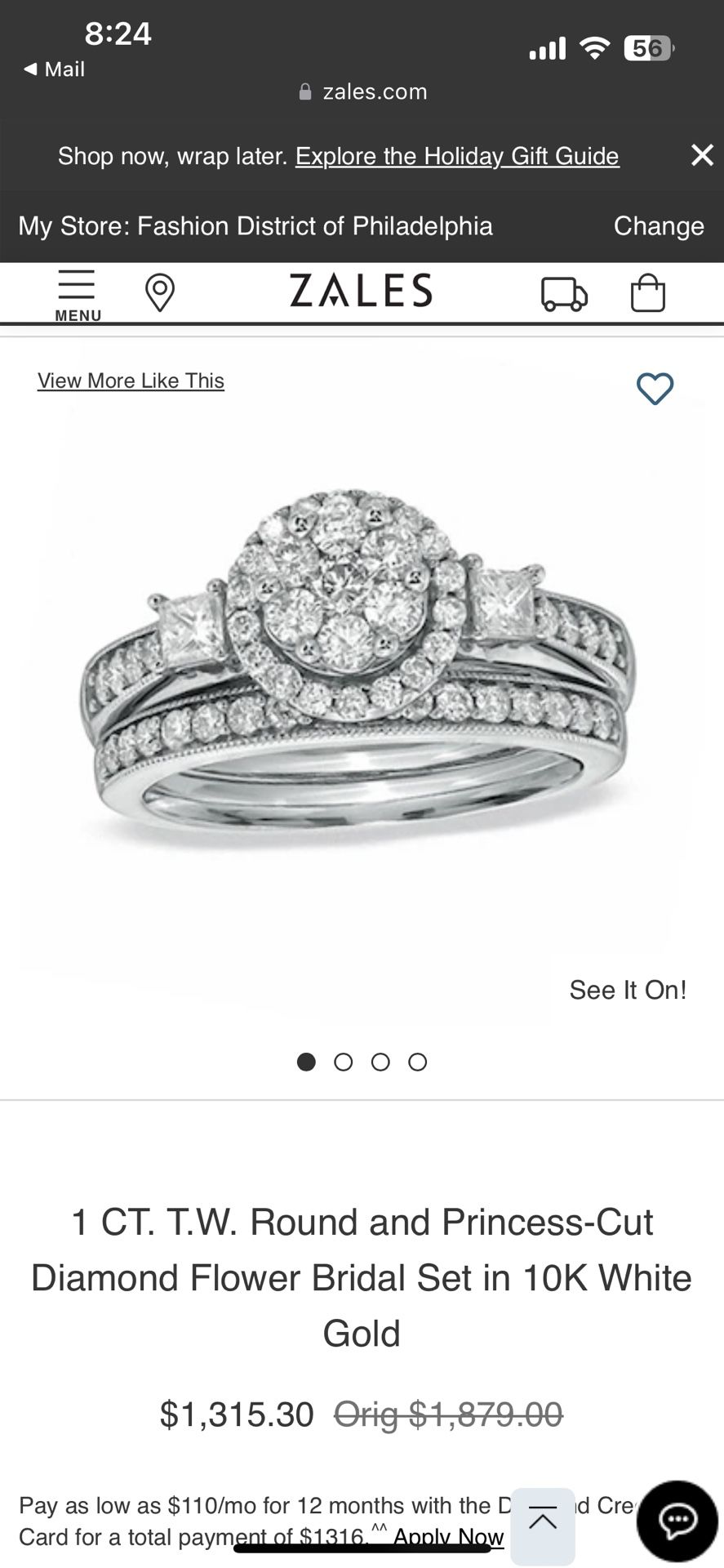 Women’s Engagement Ring Set Size 5 