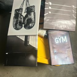 Boxing Gym Wall Decor 