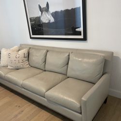 Arhaus Camden Leather Sofa 100”