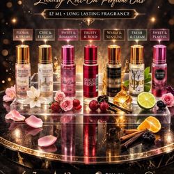  Choose Any 3 Roll On Perfume Oils 12ml Long Lasting Fragrance Set USA brand new   Choose any 3 roll-on perfume oils from a large selection of popular
