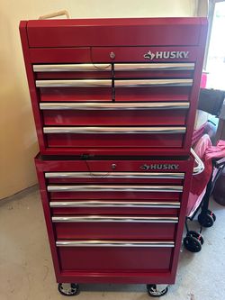 Husky combo toolbox 27” (new) red