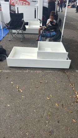2 under bed storage drawers