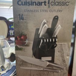 Cuisinart Stainless Steel Cutlery 14 Pc Block