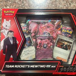 Pokémon Team Rockets MewTwo EX Box