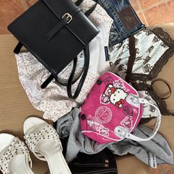 Box of Y2K and modern items