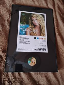 Taylor Swift Album cover Photo 12 inch x 16 inch GLASS