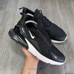 Nike Air Max 270 Men's Size 10 Black White Shoes Sneakers AH8050-002