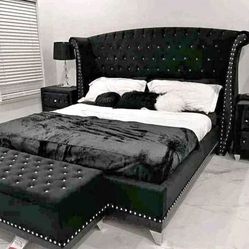 New 4pc Bedroom Set In Box Buy Now Pay Later $39 Down No Credit Needed