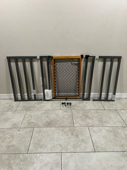 Extra Wide Adjustable Safety Gate / Pet Gate - Fits Openings 30” - 60”