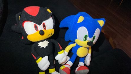 Sega shadow sonic plush set two pieces