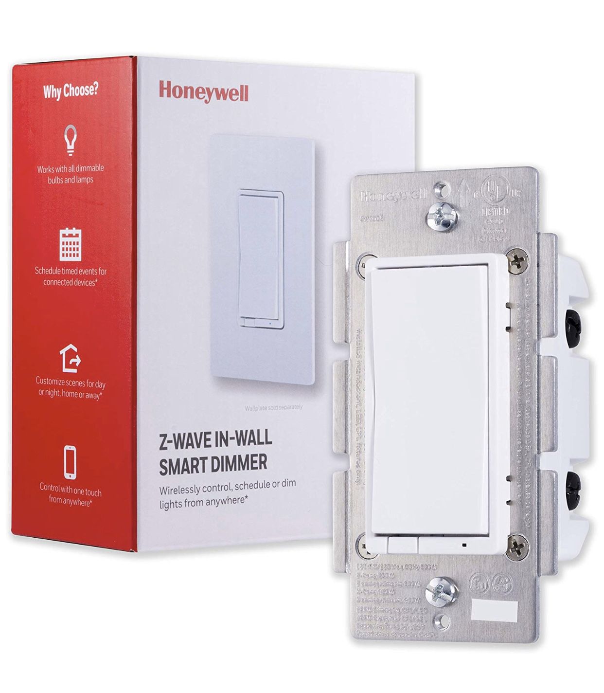 Two pcs Z wave in wall smart dimmer