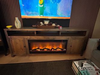 Tv stand/fireplace