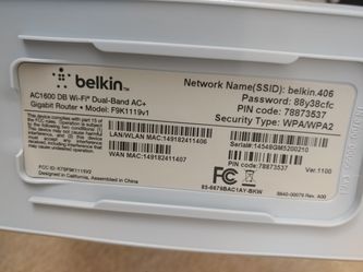 Belkin gigabit router