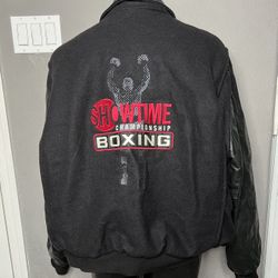 Vintage 90s Varsity Showtime Championship Boxing Jacket 