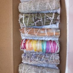 Sampler Box Of Sage With 6 Sticks