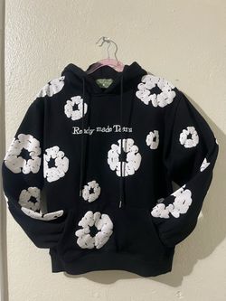 Ready Made Tears Black Zip-Up Hoodie