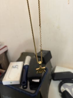 Star Of David Pendant W/ Chain 
