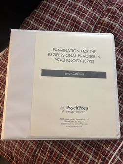 EPPP Psych Prep Material