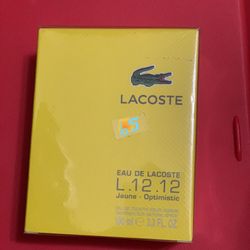 Lacoste Yellow Jaune 3.4oz 