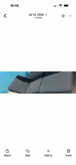 Lounge chair cushions grey only the cushion