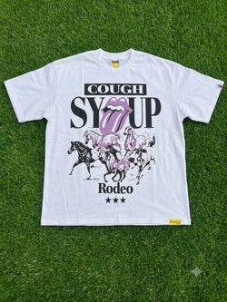 Cough Syrup Rodeo Graphic T-Shirt White