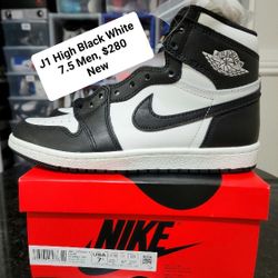 Air Jordan 1 Black White 