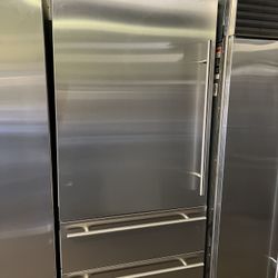 Viking 36”Wide Built In Bottom Freezer 7Series Refrigerator Stainless Steel 