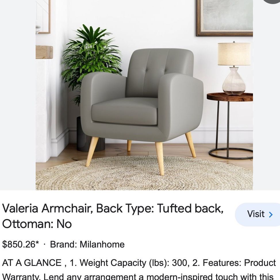 Valeria Armchair  ($800 new!)