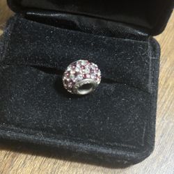 Pandora Charm Purple And White
