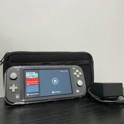 Nintendo Switch Lite Gray Console and Charger