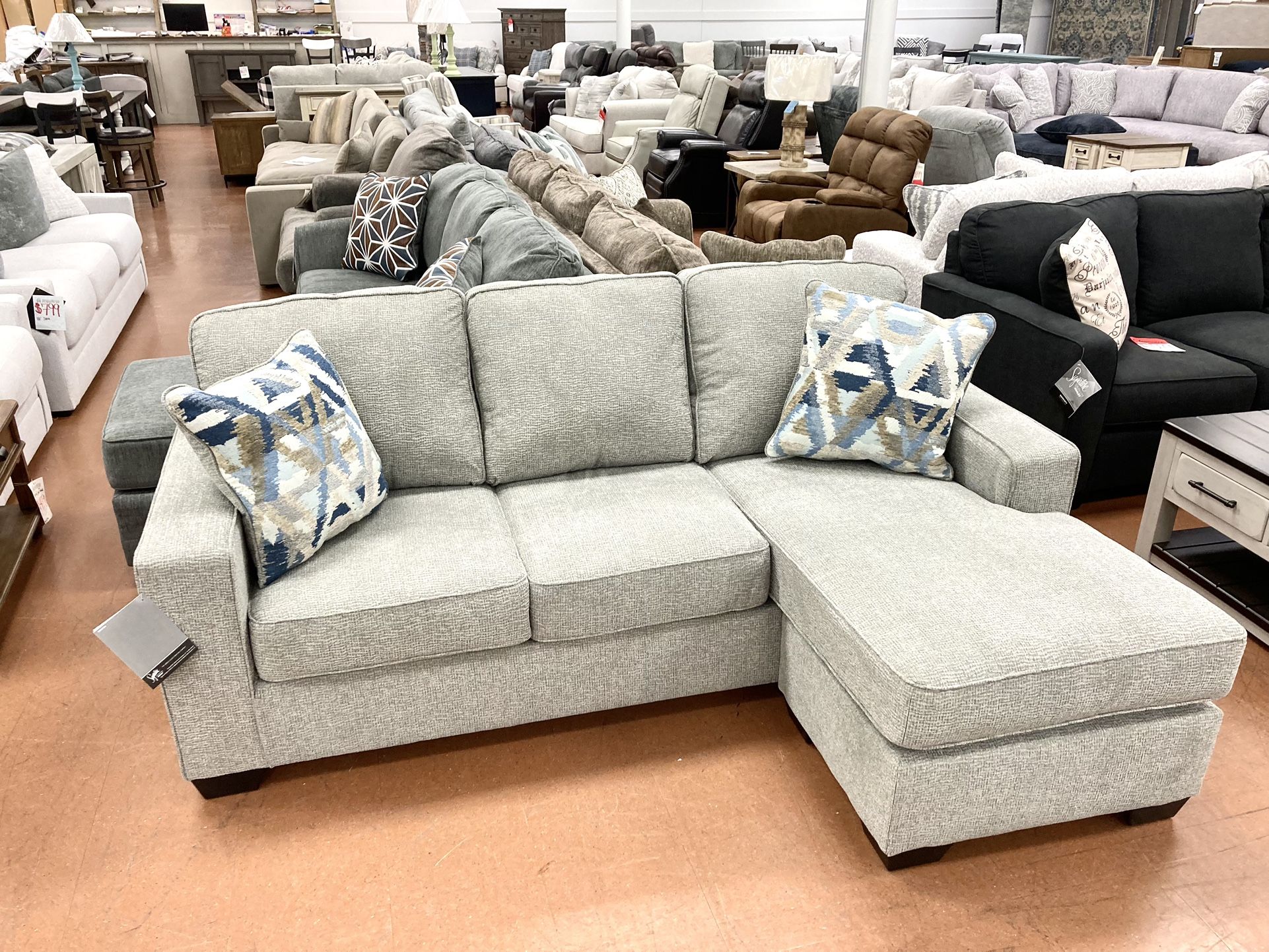 New Reversible 85” Chaise Sofa