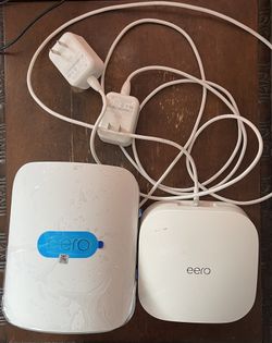 Two PCs .eero pro 7 and eero pro 6