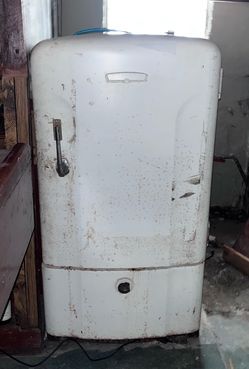 Vintage refrigerator still works