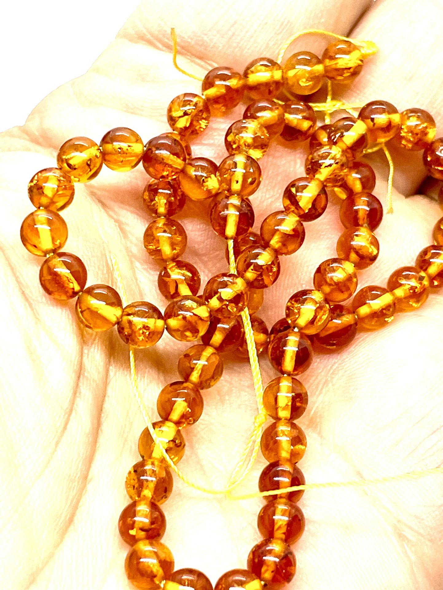 13.5” Strand Of Baltic Amber Beads