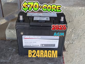 AGM Car Battery Group Size B24R