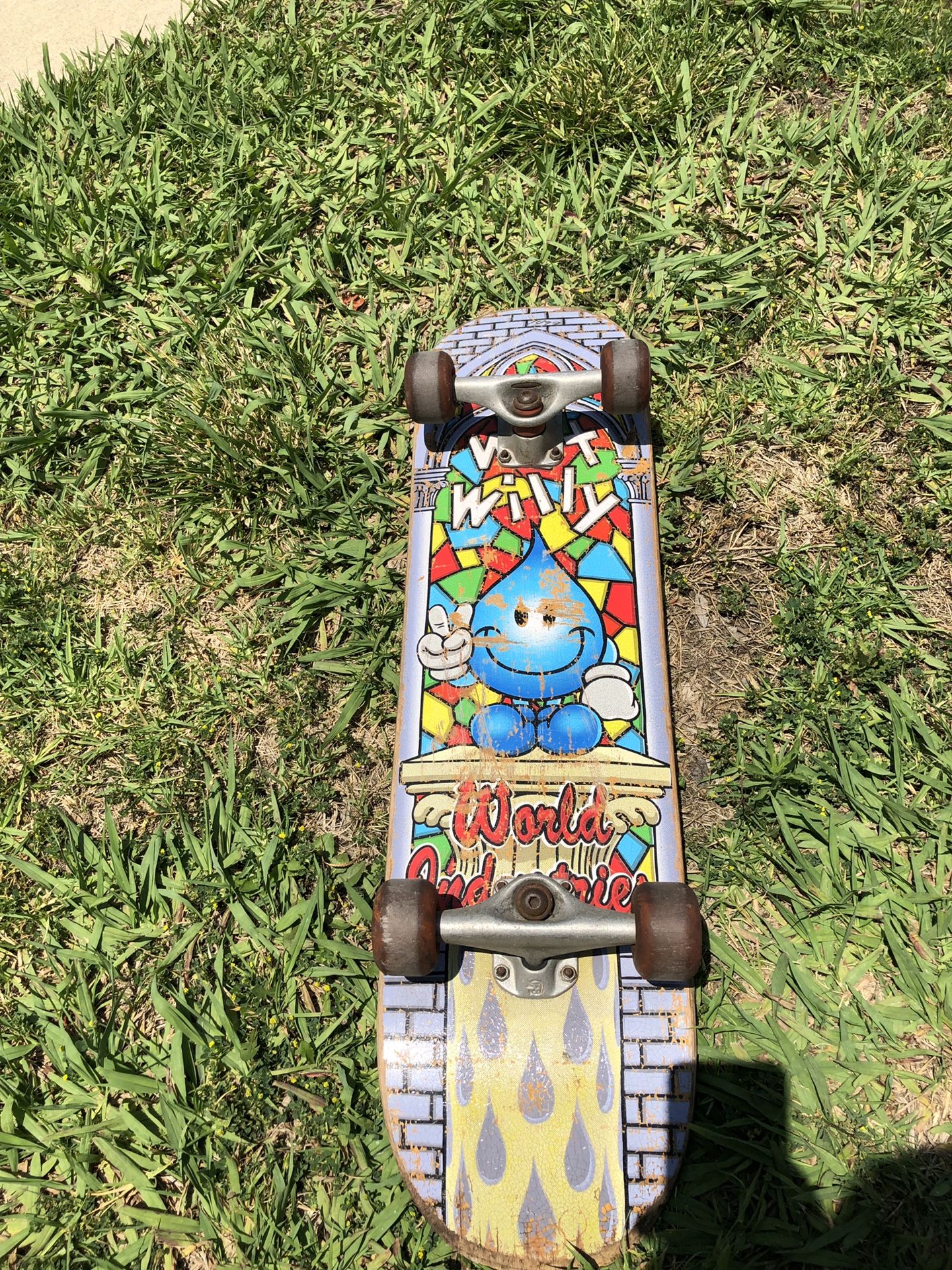 Vintage World Industries skateboard with Grind King trucks for Sale in